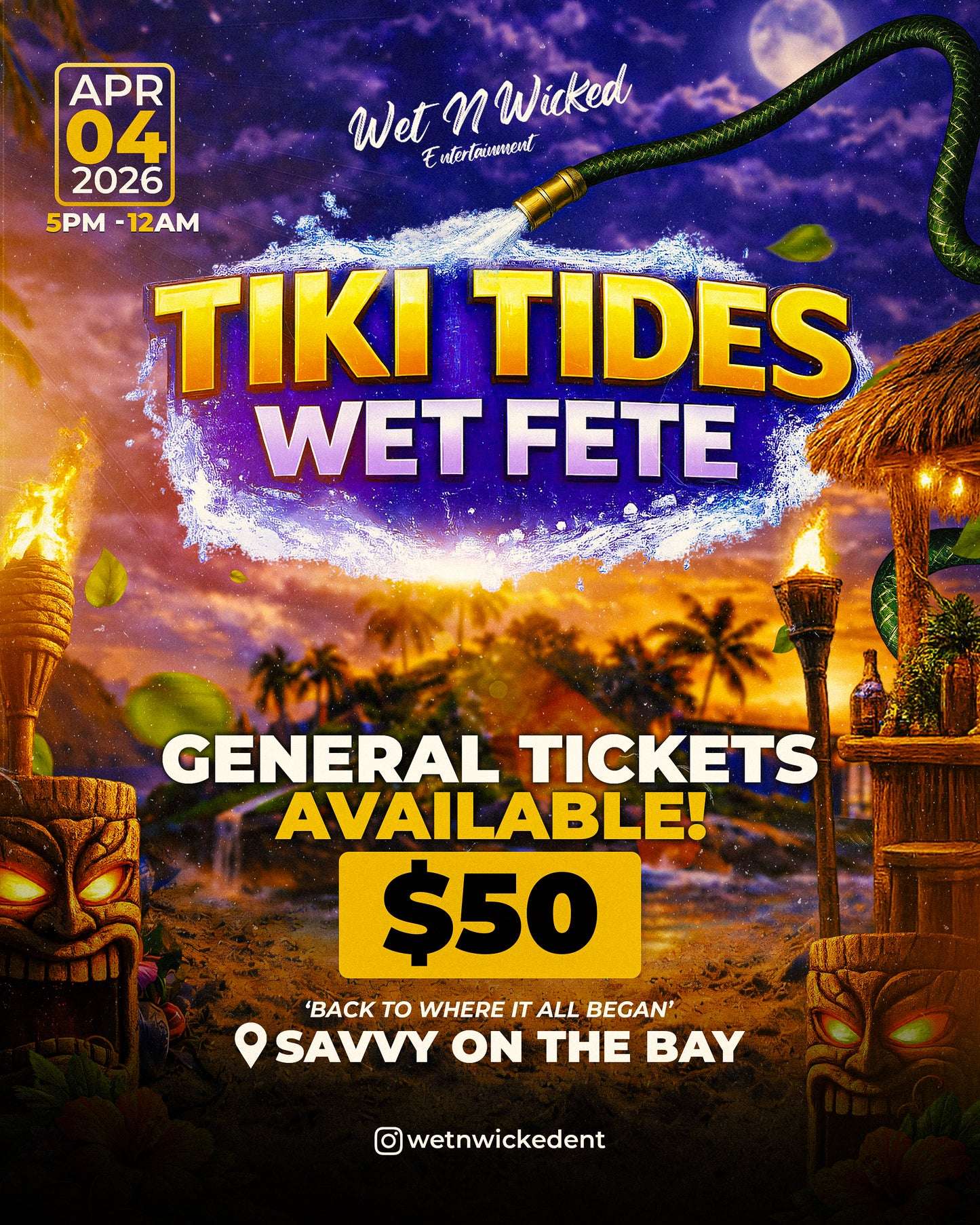 TIKI TIDES WET FETE