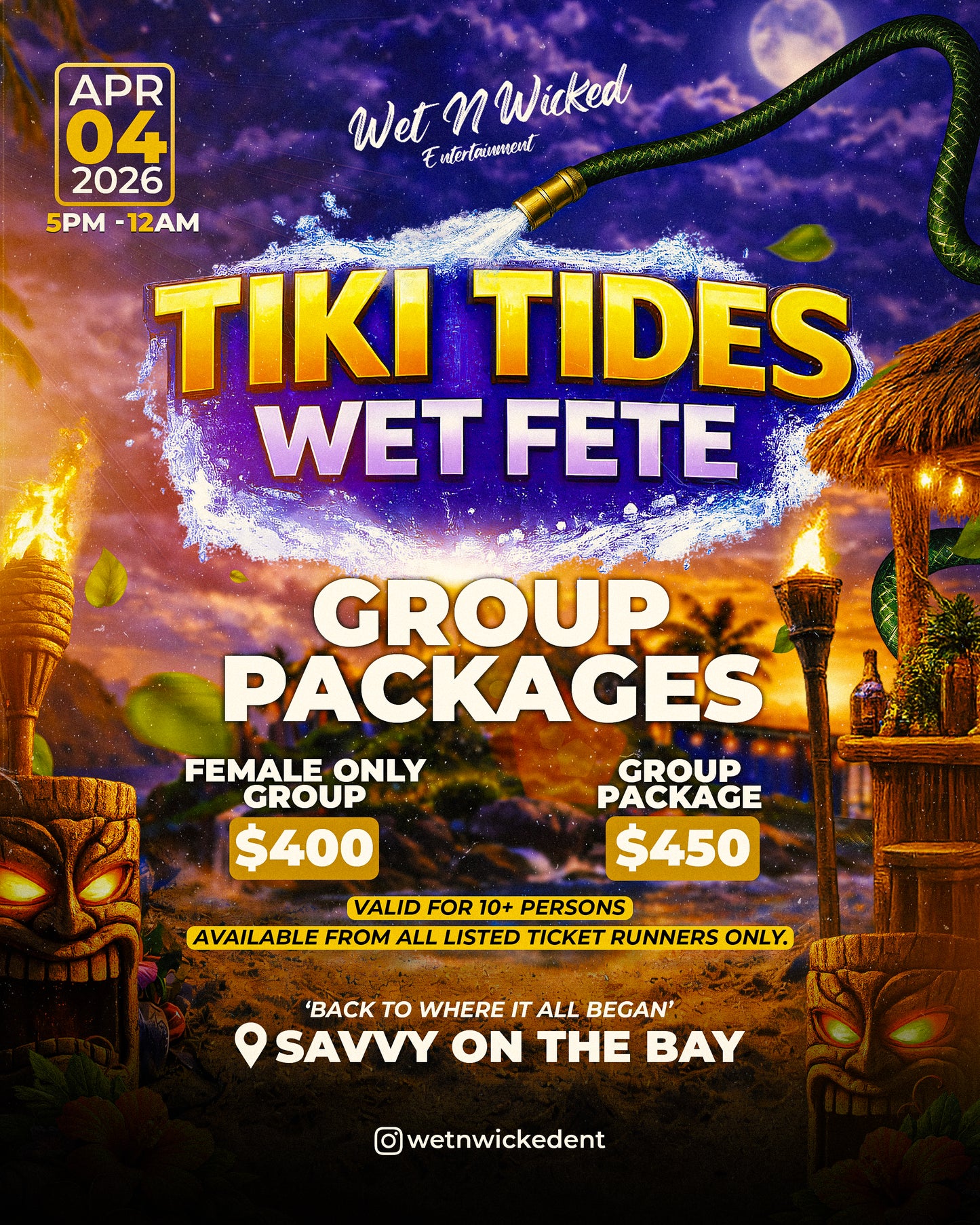 TIKI TIDES WET FETE